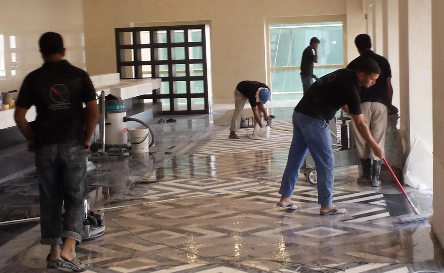Marble polishing and surface finishing by X4 Design and Build