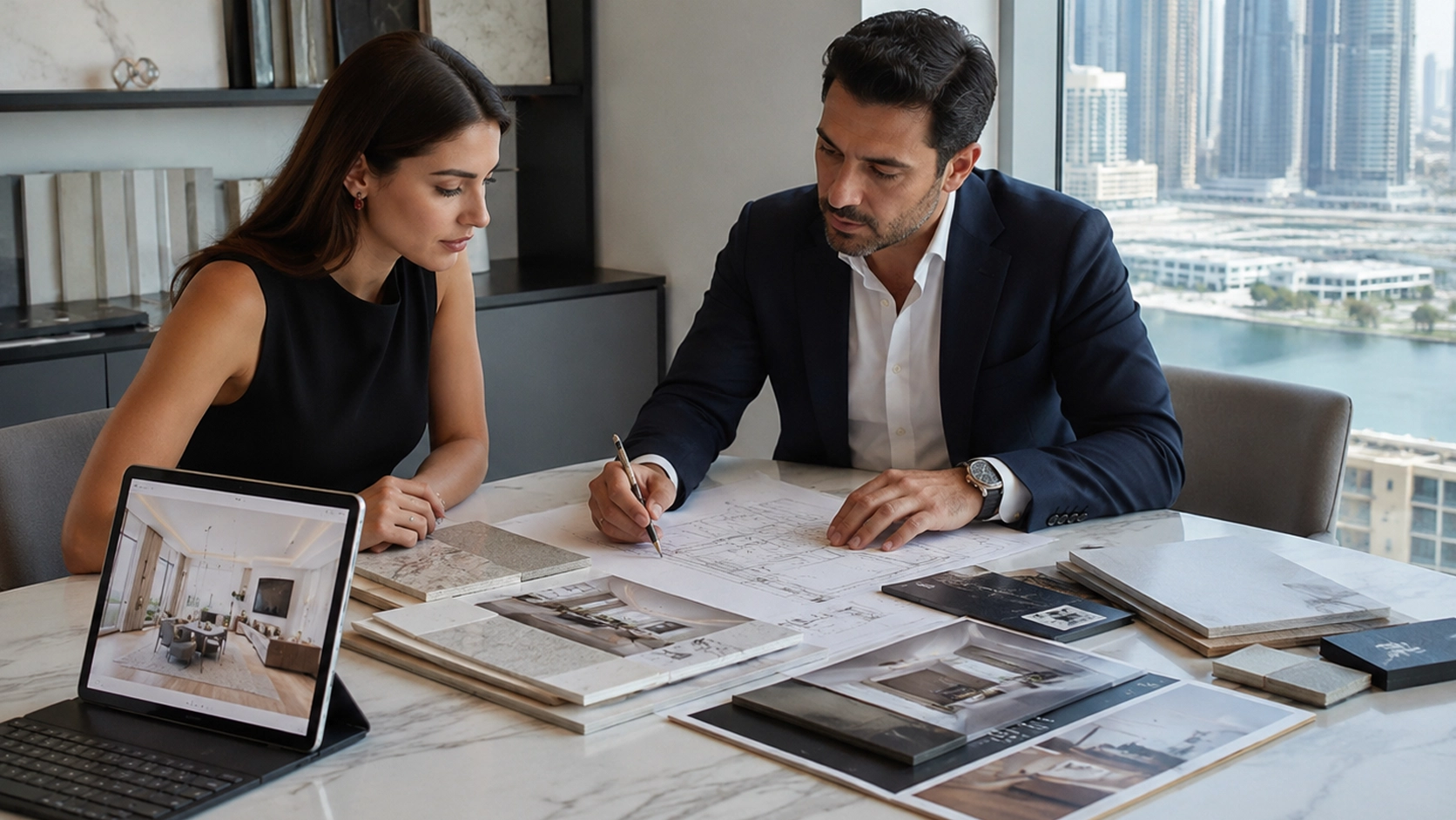 Luxury interior fit-out services in Dubai by X4 Design and Build