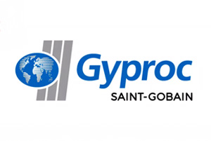 Gyproc gypsum board and ceiling systems brand used in X4 Design and Build projects